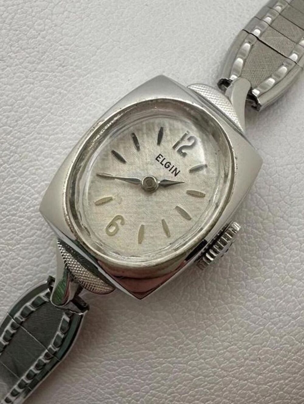 Vintage Elgin Women’s Watch 10K RGP Bezel Manual Wind Admiral Band